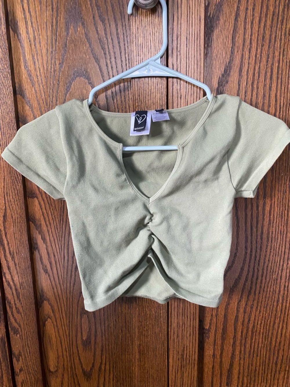 Windsor green crop top